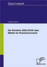 Die Richtlinie 2004/39/Eg Ber M Rkte Fur Finanzinstrumente: Grundgedanken Uber Das Alterwerden Mit Geistiger Behinderung in Geschutzten Werkstatten