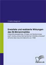 Erwartete Und Realisierte Wirkungen Des Eu-Binnenmarktes: Politische Konomie - Die Uns Alle Angeht