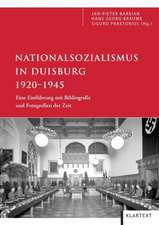 Nationalsozialismus in Duisburg 1920-1945