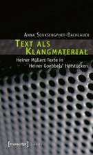 Text als Klangmaterial