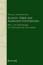 Kleists »Über das Marionettentheater«