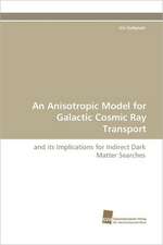 An Anisotropic Model for Galactic Cosmic Ray Transport