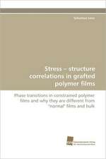 Stress - Structure Correlations in Grafted Polymer Films: Communities in Private-Collective Innovation