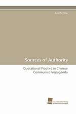 Sources of Authority