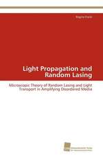 Light Propagation and Random Lasing