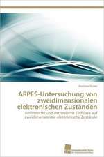 Arpes-Untersuchung Von Zweidimensionalen Elektronischen Zustanden: Trimerbildung & Funktion