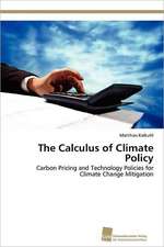 The Calculus of Climate Policy