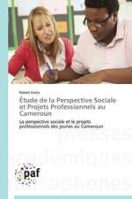 Étude de la Perspective Sociale et Projets Professionnels au Cameroun