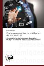 Etude comparative de méthodes de PLC en VoIP