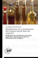 Modélisation de la distribution des métaux lourds dans les arganiers