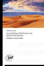 La politique Malienne de décentralisation