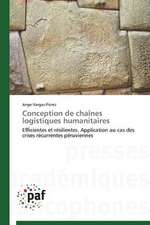 Conception de chaînes logistiques humanitaires