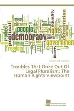 Troubles That Ooze Out Of Legal Pluralism: The Human Rights Viewpoint