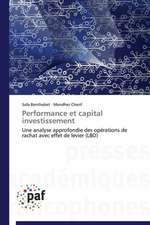 Performance et capital investissement