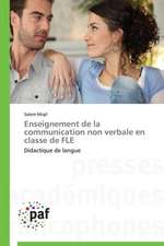 Enseignement de la communication non verbale en classe de FLE