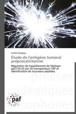 Étude de l'antigène tumoral préprocalcitonine