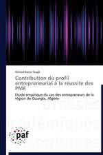 Contribution du profil entrepreneurial à la réussite des PME