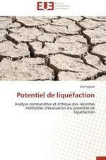 Potentiel de Liquefaction: Mythe Ou Realite?