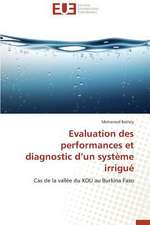 Evaluation Des Performances Et Diagnostic D Un Systeme Irrigue