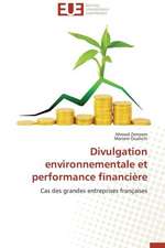 Divulgation Environnementale Et Performance Financiere: Le Cas Des Etudiants Haitiens