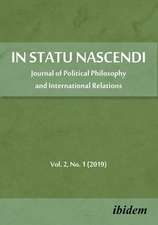 In Statu Nascendi – Journal of Political Philosophy and International Relations 2019/1