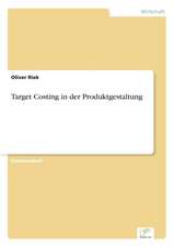 Target Costing in der Produktgestaltung