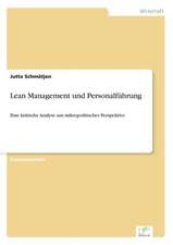 Lean Management und Personalführung