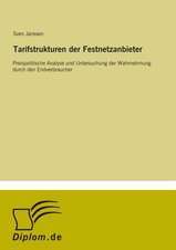 Tarifstrukturen der Festnetzanbieter