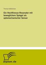 Ein Hochfinesse-Resonator mit beweglichem Spiegel als optomechanischer Sensor