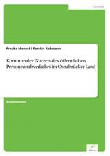 Kommunaler Nutzen des öffentlichen Personennahverkehrs im Osnabrücker Land