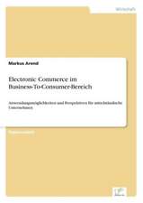 Electronic Commerce im Business-To-Consumer-Bereich