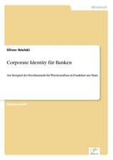 Corporate Identity für Banken