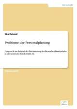 Probleme der Personalplanung