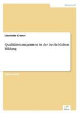 Qualitätsmanagement in der betrieblichen Bildung