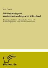 Die Gestaltung von Auslandsentsendungen im Mittelstand