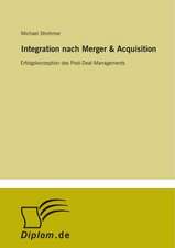 Integration nach Merger & Acquisition