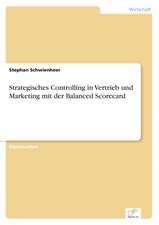 Strategisches Controlling in Vertrieb und Marketing mit der Balanced Scorecard