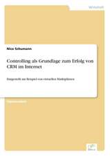 Controlling als Grundlage zum Erfolg von CRM im Internet