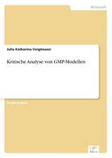 Kritische Analyse von GMP-Modellen