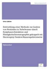 Entwicklung Einer Methode Zur Analyse Von Pestiziden in Nebelwasser Durch Festphasen-Extraktion Und Flussigkeitschromatographie Gekoppelt Mit Electros: Goodwill and Other Intangible Assets