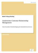 Analytisches Customer Relationship Management