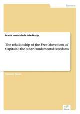 The Relationship of the Free Movement of Capital to the Other Fundamental Freedoms