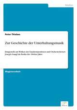 Zur Geschichte Der Unterhaltungsmusik: Konflikte Losen Mit Mediation