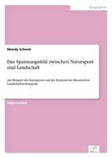 Das Spannungsfeld Zwischen Natursport Und Landschaft: Akzeptanzprobleme Und Ergebnisverarbeitung in Deutschen Unternehmen