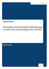 Konzeption Und Prototypische Realisierung Von Ise Sales Auswertungen Uber SAP Bw