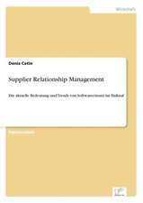 Supplier Relationship Management