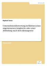 Unternehmensbewertung Im Rahmen Eines Angemessenen Ausgleichs Oder Einer Abfindung Nach Dem Aktiengesetz: Methoden Und Ergebnisse