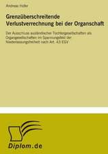 Grenzuberschreitende Verlustverrechnung Bei Der Organschaft