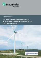 The application of barrier tests in renewable energy CDM projects: the case of Brazil