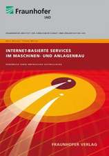 Internet-basierte Services im Maschinen- und Anlagenbau